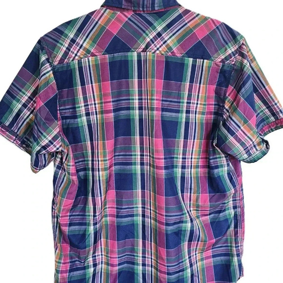 True Rock Men's Ace Slim Fit Plaid Button-Down Shirt XL - Picture 7 of 7